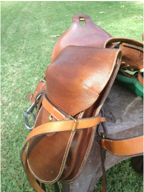 Military saddle 'Y' straps